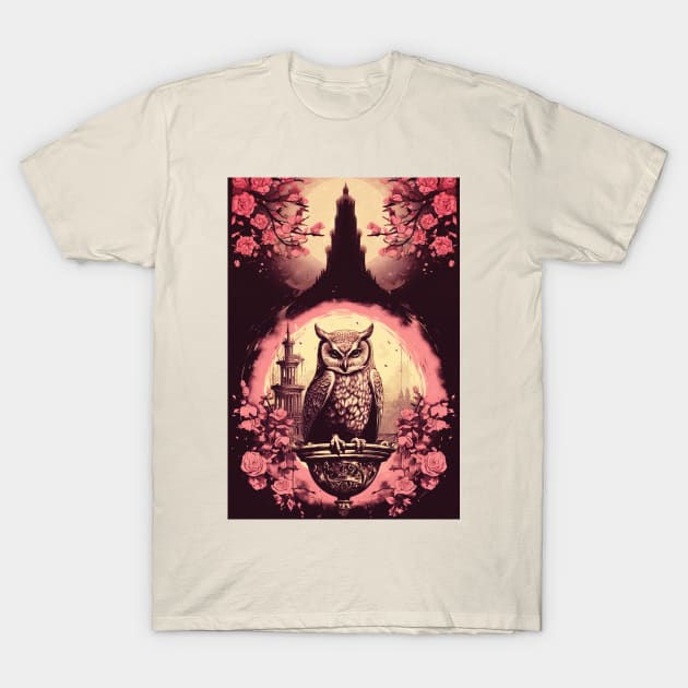 Echoes of Evermore: Aurelius the Labyrinth Guardian T-Shirt by Hackneyed Designs